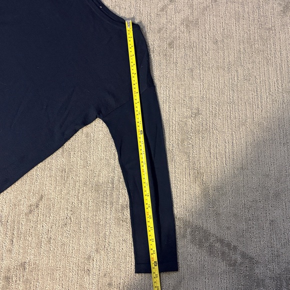 J. Jill Navy Blue Crew Neck Sweater - Picture 3 of 7